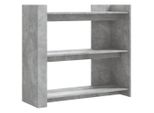 Syfax™ Tavolino Consolle Grigio Cemento 100X35X90 Cm In Multistrato
