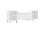 Syfax™ Mobile Porta Tv Bianco 160X35X55 Cm In Legno Multistrato