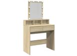 Syfax™ Toeletta Con Led Rovere Sonoma 80X41X144,5 Cm