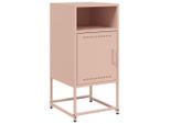 Syfax™ Comodino Rosa 36X39X78 Cm In Acciaio