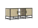 Syfax™ Mobile Tv Rovere Sonoma 100X35X41 Cm Legno Multistrato Metallo