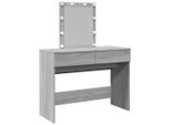 Syfax™ Toeletta Con Led Grigio Sonoma 100X40X130 Cm