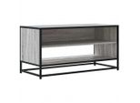 Syfax™ Mobile Tv Grigio Sonoma 91X40X46 Cm Legno Multistrato E Metallo
