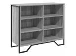 Syfax™ Credenza Grigio Sonoma 91X35,5X74,5 Cm In Legno Multistrato