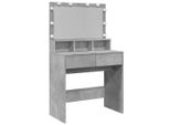 Syfax™ Toeletta Con Led Grigio Cemento 80X41X134,5 Cm