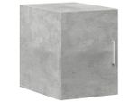 Syfax™ Mobile A Parete Grigio Cemento 30X42,5X40 Cm Legno Multistrato