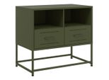 Syfax™ Mobile Tv Verde Oliva 68X39X60,5 Cm In Acciaio