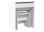 Syfax™ Toeletta E Sgabello Bianco 60X40X113,5 Cm