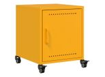 Syfax™ Comodino Giallo Senape 36X39X43,5 Cm In Acciaio