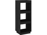 Syfax™ Libreria/Divisorio Nero 40X35X103 Cm In Legno Massello Di Pino