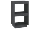 Syfax™ Libreria Grigia 40X35X71 Cm In Legno Massello Di Pino