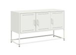 Syfax™ Mobile Tv Bianco 100,5X39X60,5 Cm In Acciaio