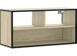 Syfax™ Mobile Tv Rovere Sonoma 80X31X39,5 Cm Legno Multistrato Metallo