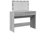 Syfax™ Toeletta Con Led Grigio Sonoma 100X40X120 Cm