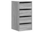 Syfax™ Cassettiera Angolare Grigio Sonoma 40X41X76Cm Legno Multistrato