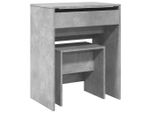 Syfax™ Toeletta E Sgabello Grigio Cemento 60X40X113,5 Cm
