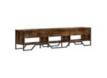 Syfax™ Mobile Porta Tv Rovere Fumo 180X34X41 Cm In Legno Multistrato