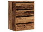 Syfax™ Cassettiera Angolare Legno Antico 60X41X76 Cm Legno Multistrato