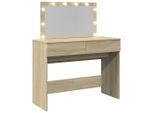 Syfax™ Toeletta Con Led Rovere Sonoma 100X40X120 Cm