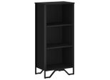 Syfax™ Libreria Nera 50X31X106 Cm In Legno Multistrato
