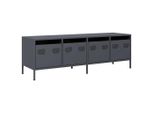 Syfax™ Mobile Tv Antracite 135X39X43,5 Cm Acciaio Laminato A Freddo