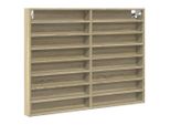 Syfax™ Armadietto Vetrina Rovere Sonoma 100X8,5X75Cm Legno Multistrato