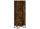 Syfax™ Libreria Rovere Fumo 50X31X137,5 Cm In Truciolato