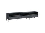 Syfax™ Mobile Tv Antracite 202X39X43,5 Cm Acciaio Laminato A Freddo