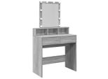 Syfax™ Toeletta Con Led Grigio Sonoma 80X41X144,5 Cm