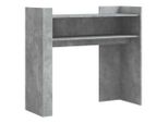 Syfax™ Tavolino Consolle Grigio Cemento 100X35X90 Cm In Multistrato