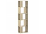 Syfax™ Libreria 5 Ripiani Rovere Sonoma 45X23,5X162,5Cm Multistrato