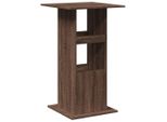 Syfax™ Tavolo Bar Portaoggetti Rovere Marrone 60X60X102 Cm Multistrato