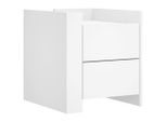 Syfax™ Comodino Bianco 45X50X50 Cm In Truciolato