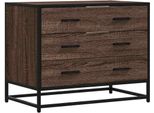Syfax™ Cassettiera Rovere Marrone 70X41X56 Cm In Legno Multistrato