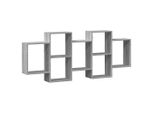 Syfax™ Mensola A Muro Grigio Sonoma 159X18X65 Cm In Truciolato