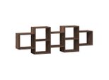 Syfax™ Scaffale A Parete Rovere Marrone 129X18X42 Cm In Truciolato