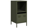 Syfax™ Credenza Verde Oliva 35X39X73,5 Cm In Acciaio Laminato A Freddo