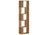Syfax™ Libreria 5 Piani Rovere Artigianale 45X23,5X162,5Cm Multistrato