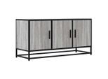 Syfax™ Mobile Tv Grigio Sonoma 100X35X50 Cm Legno Multistrato Metallo
