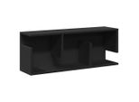 Syfax™ Mobile A Parete 80X20X30 Cm Nero In Legno Multistrato