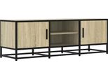 Syfax™ Mobile Tv Rovere Sonoma 120X35X41Cm Legno Multistrato E Metallo
