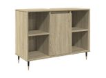 Syfax™ Mobile Da Bagno Rovere Sonoma 80X33X60 Cm In Legno Multistrato