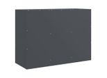 Syfax™ Credenza Antracite 99X39X73 Cm In Acciaio