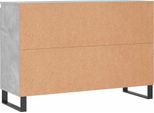 Syfax™ Credenza Grigio Cemento 101,5X35X70 Cm In Legno Multistrato
