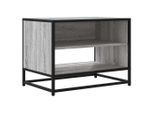 Syfax™ Mobile Tv Grigio Sonoma 61X40X46 Cm Legno Multistrato E Metallo