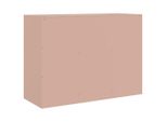 Syfax™ Credenza Rosa 99X39X73 Cm In Acciaio