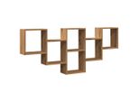 Syfax™ Scaffale A Parete Rovere Artigianale 159X18X66 Cm In Truciolato