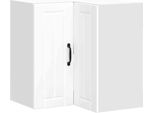 Syfax™ Pensile Da Cucina Ad Angolo Lucca Bianco In Legno Multistrato
