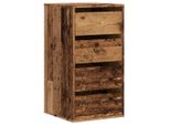Syfax™ Cassettiera Angolare Legno Antico 40X41X76 Cm Legno Multistrato