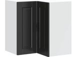 Syfax™ Pensile Da Cucina Ad Angolo Porto Nero In Legno Multistrato